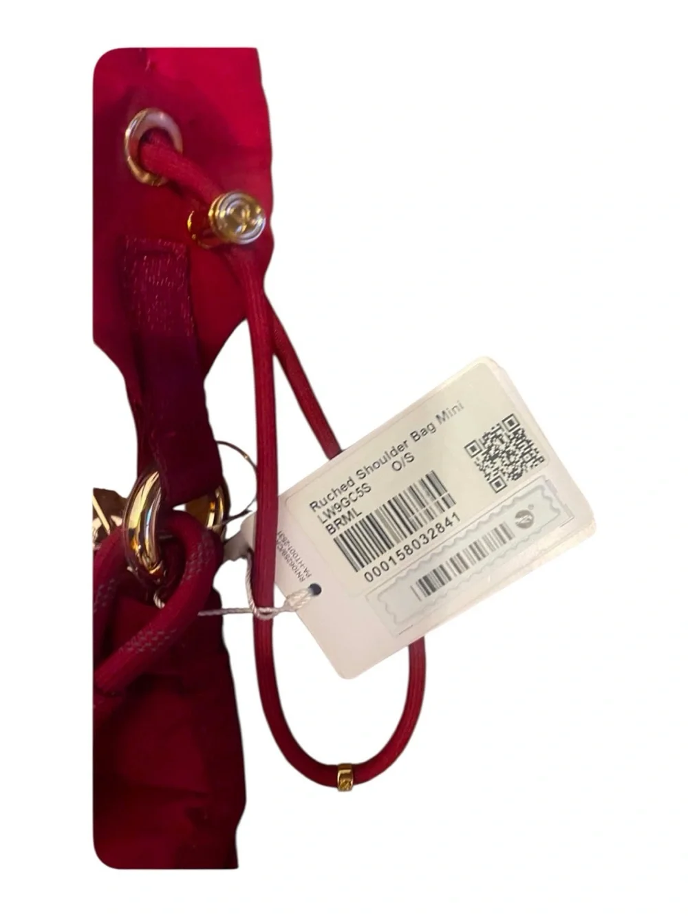 NWT Lululemon Ruched Shoulder Bag Mini BERRY RUMBLE